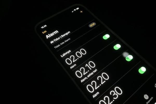 cara mengubah nada dering alarm iphone