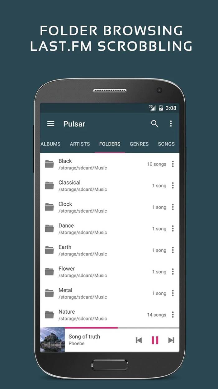 Pulsar Music Player – Mp3 Player, Audio Player
