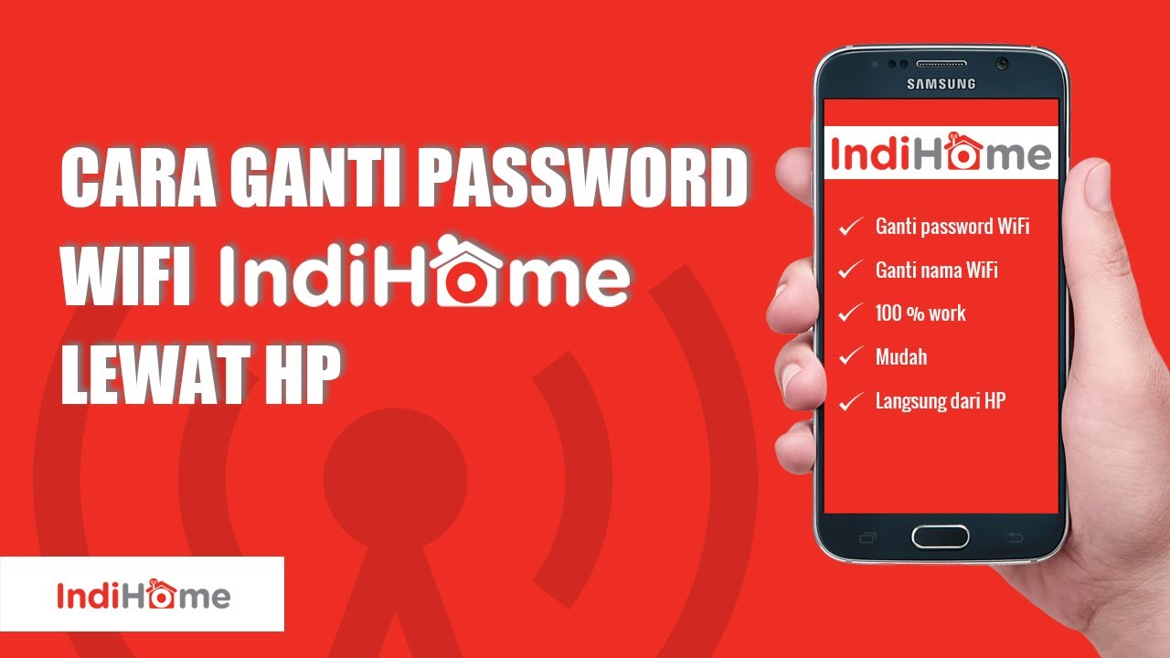 cara ganti password wifi indihome di hp