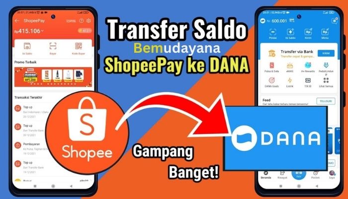 Cara Transfer ShoppePay Ke Dana Terbaru 2023